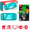 Consola Nintendo Switch Lite Turquesa + Luigis Mansion 31