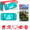Consola Nintendo Switch Lite Turquesa + Minecraft1