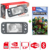 Consola Nintendo Switch Lite Gris + Minecraft1