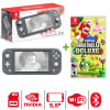 Consola Nintendo Switch Lite Gris + New Super Mario Bros U Deluxe1
