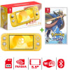 Consola Nintendo Switch Lite Amarillo + Pokémon Espada Sword1