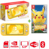 Consola Nintendo Switch Lite Amarillo + Pokémon Lets Go Pikachu1