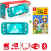 Consola Nintendo Switch Lite Turquesa + Super Mario Maker 21
