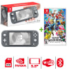 Consola Nintendo Switch Lite Gris + Super Smash Bross Ultimate1