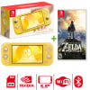 Consola Nintendo Switch Lite Amarillo + The Legend Of Zelda Breath of The Wild1