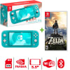 Consola Nintendo Switch Lite Turquesa + The Legend Of Zelda Breath of The Wild1