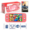 Consola Nintendo Switch Lite Coral + The Legend Of Zelda Breath Wild1