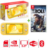 Consola Nintendo Switch Lite Amarillo + Troll and I1