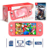 Consola Nintendo Switch Lite Coral + Troll and I1