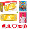 Consola Nintendo Switch Lite Amarillo + Crash Nitro Fueled CTR + Fifa 201