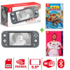 Consola Nintendo Switch Lite Gris + Crash Nitro Fueled CTR + Fifa 201