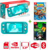 Consola Nintendo Switch Lite Turquesa + Crash Nitro Fueled + Luigis Mansion 31