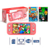 Consola Nintendo Switch Lite Coral + Crash Nitro + Luigis Mansion 31