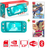 Consola Nintendo Switch Lite Turquesa + Pokémon Espada + Pokémon Escudo1