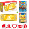Consola Nintendo Switch Lite Amarillo + Crash Nitro + Pokémon Lets Go Pikachu1