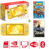 Consola Nintendo Switch Lite Amarillo + Crash Nitro + Zelda Breath Of The Wild1