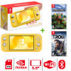 Consola Nintendo Switch Lite Amarillo + Minecraft + Troll and I1