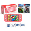 Consola Nintendo Switch Lite Coral + Minecraft + Troll and I1