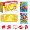 Consola Nintendo Switch Lite Amarillo + Donkey Kong Country + Crash Nitro1