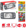 Consola Nintendo Switch Lite Gris + Super Mario Maker 2 + Mario Odyssey1