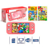 Consola Nintendo Switch Lite Coral + Mario U Deluxe + Mario Maker 21