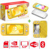 Consola Nintendo Switch Lite Amarillo + Case Rígido y Mica de Vidrio1