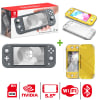 Consola Nintendo Switch Lite Gris + Case Rígido y Mica de Vidrio1