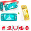 Consola Nintendo Switch Lite Turquesa + Mica de Vidrio Templado1