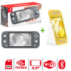 Consola Nintendo Switch Lite Gris + Mica de Vidrio Templado1