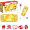 Consola Nintendo Switch Lite Amarillo + Mica Hori Protector de pantalla1