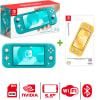 Consola Nintendo Switch Lite Turquesa + Mica Hori Protector de pantalla1