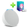 Pack Echo Pop Parlante Inteligente Alexa Blanco + Foco TP-Link 60W Kasa KL135 #TECNOL8759#TECNOL87331