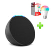 Pack Echo Pop Parlante Inteligente Alexa Negro + Foco Sengled 60W 1-PK #TECNOL8760#TECNOL87451
