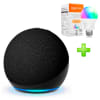 Pack Echo Dot 5ta Generación Alexa Charcoal Negro + Foco Amazon Basics 60W #TECNOL8729#TECNOL87581