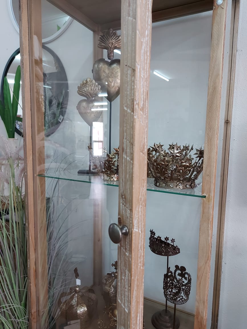 Mueble Vitrina Vidrio Madera | La Batea Deco