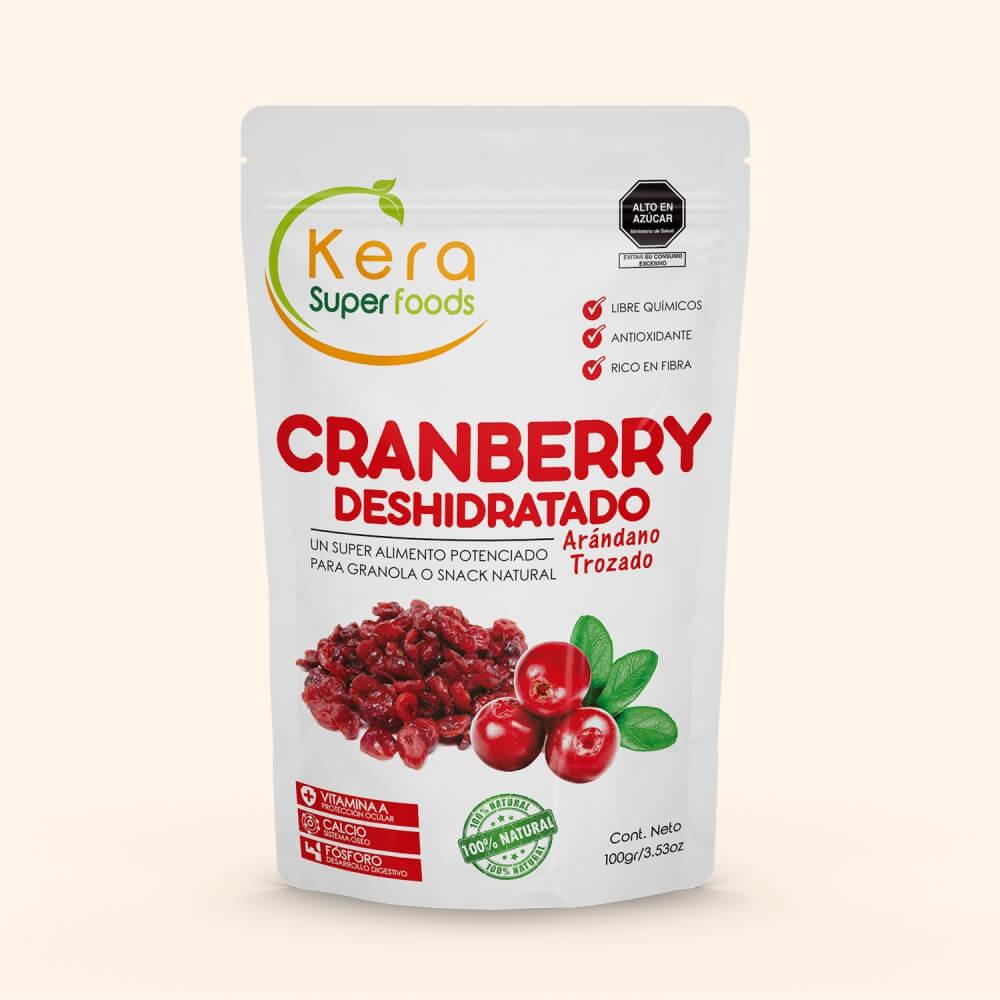 CRAMBERRY DESHIDRATADO KERA 100G Eden Orgánico