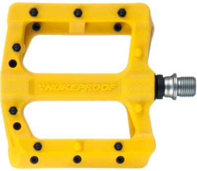 PEDALES NUKEPROOF NEUTRON EVO FLAT AMARILLO PEDALES NUKEPROOF NEUTRON EVO FLAT AMARILLO