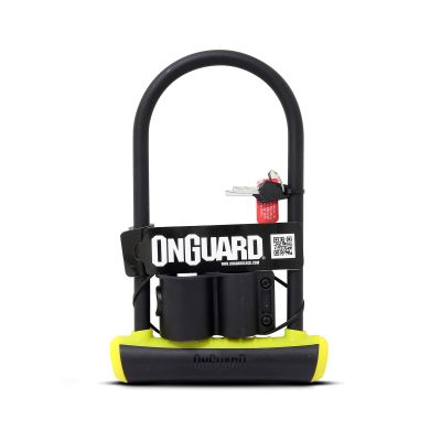 CANDADO ON GUARD U-LOCK NEON SERIE STD AMARILLO CANDADO ON GUARD U-LOCK NEON SERIE STD AMARILLO