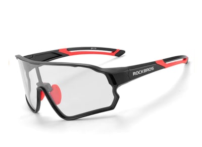 ANTEOJOS DE BICICLETA ROCKBROS K306 NEGRO/ROJO ANTEOJOS DE BICICLETA ROCKBROS K306 NEGRO/ROJO