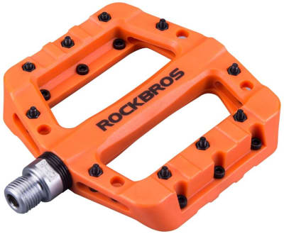 PEDALES DE BICICLETA ROCKBROS RESINA NARANJA PEDALES DE BICICLETA ROCKBROS RESINA NARANJA