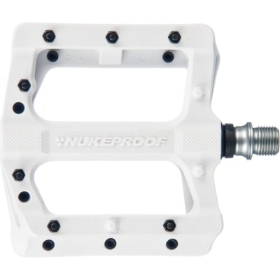 PEDALES NUKEPROOF NEUTRON EVO FLAT BLANCO PEDALES NUKEPROOF NEUTRON EVO FLAT BLANCO