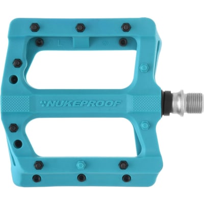 PEDALES NUKEPROOF NEUTRON EVO FLAT TURQUESA PEDALES NUKEPROOF NEUTRON EVO FLAT TURQUESA