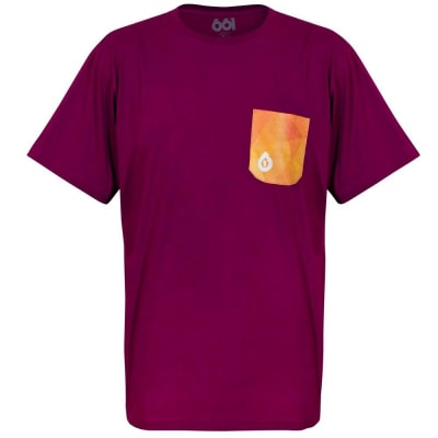 POLERA SIXSIXONE 661 - GEO POCKET TEE EGGPLANT M POLERA SIXSIXONE 661 - GEO POCKET TEE EGGPLANT M