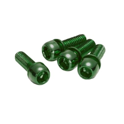 ADAPTOR BOLTS GREEN M6 18MM 4PCS ADAPTOR BOLTS GREEN M6 18MM 4PCS