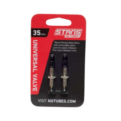 VALVULA NOTUBES PRESTA 35MM PAR (2) SILVER VALVULA NOTUBES PRESTA 35MM PAR (2) SILVER