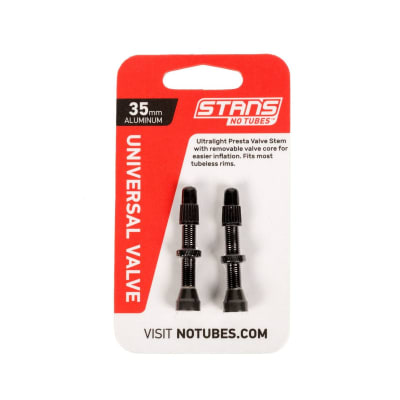 VALVULA NOTUBES PRESTA ALLOY 35MM PAR (2) BLACK VALVULA NOTUBES PRESTA ALLOY 35MM PAR (2) BLACK