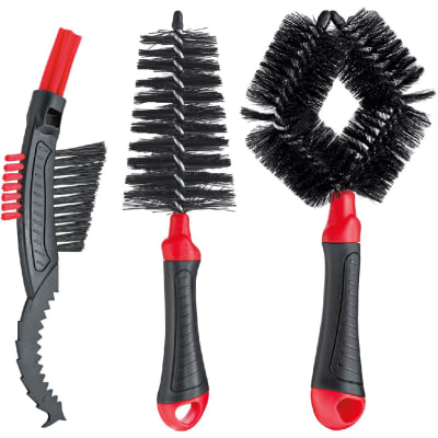 SET DE 3 CEPILLOS PARA LIMPIENZA DE BICICLETA DIRTWASH WELDTITE SET DE 3 CEPILLOS PARA LIMPIENZA DE BICICLETA DIRTWASH WELDTITE