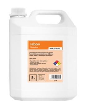 Jabón líquido glicerina 5 lt Jabón líquido glicerina 5 lt