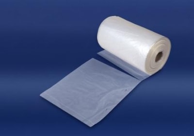 Bolsa transparente prepicada rollo