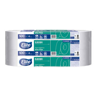 Papel higiénico jumbo 4x500 mts